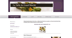 Desktop Screenshot of la-table-du-grand-marche.com